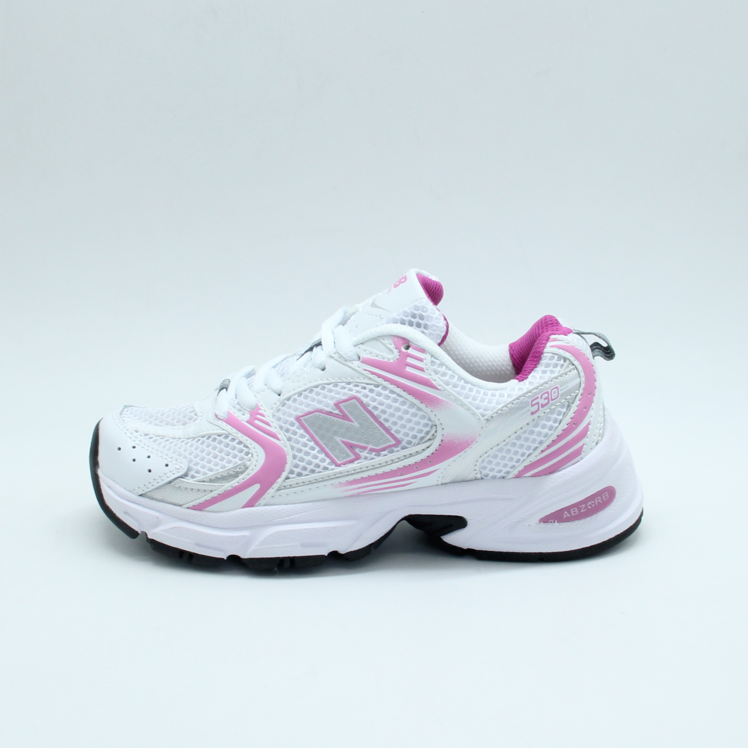 N.B 530 Inspired Lifestyle Sneaker (Hot Pink*White)