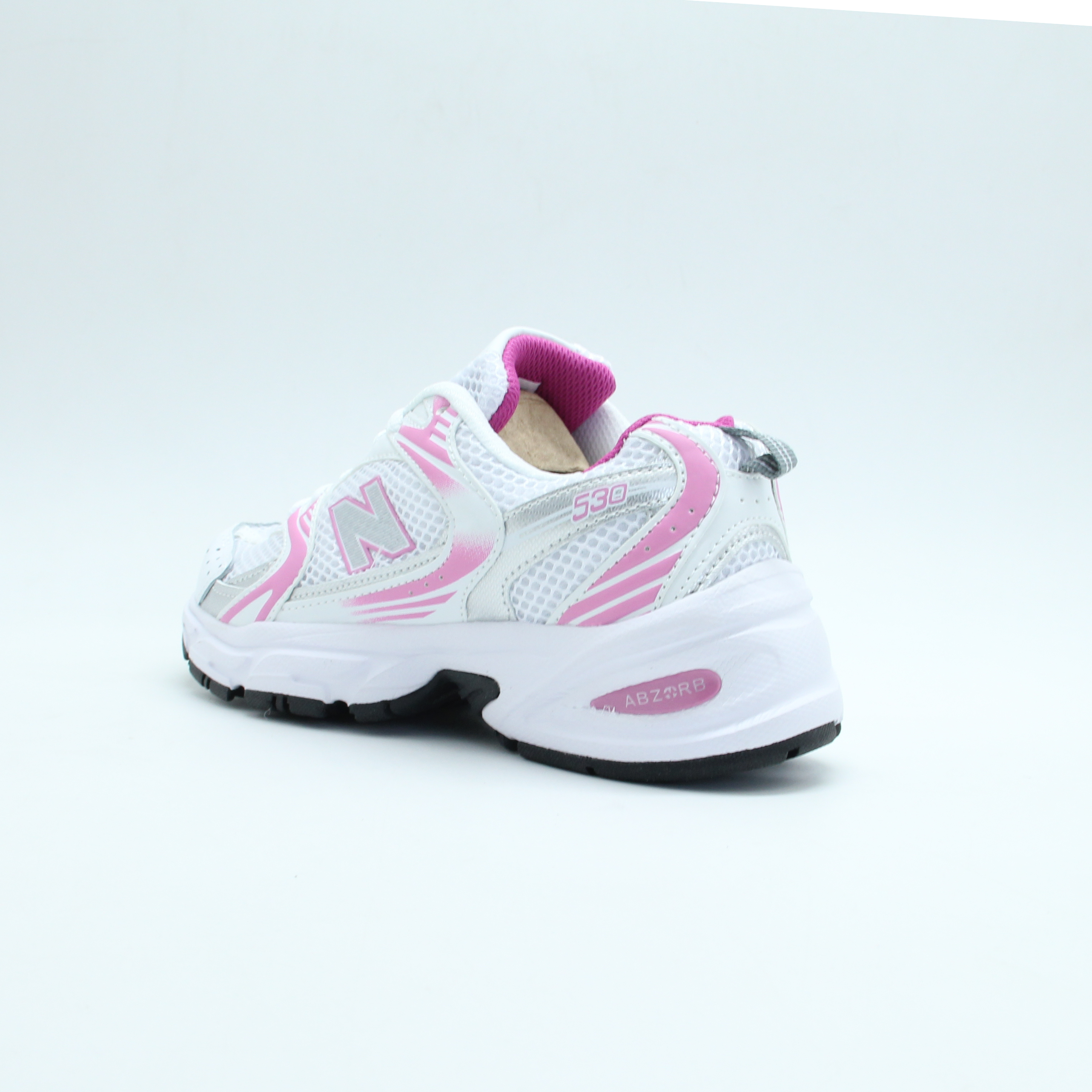 N.B 530 Inspired Lifestyle Sneaker (Hot Pink*White)