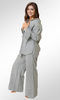 Women Linen Suit (Grey)