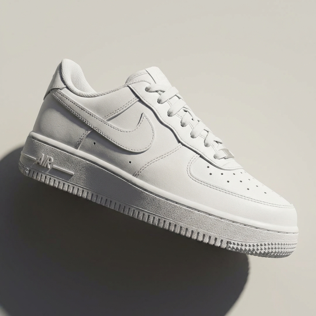 kids Air Force 1 Low (White)