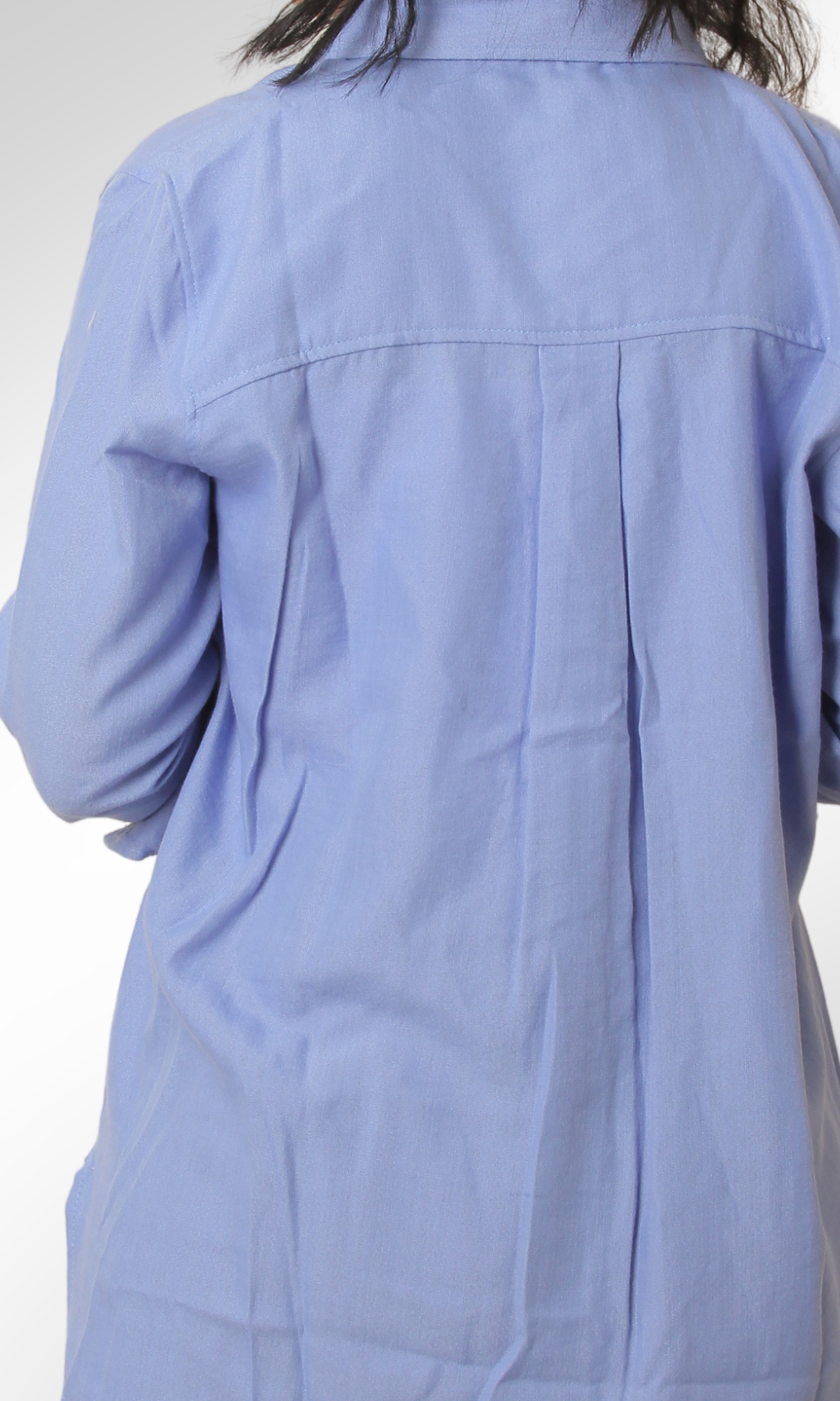 Long Basic Shirt -(Blue)