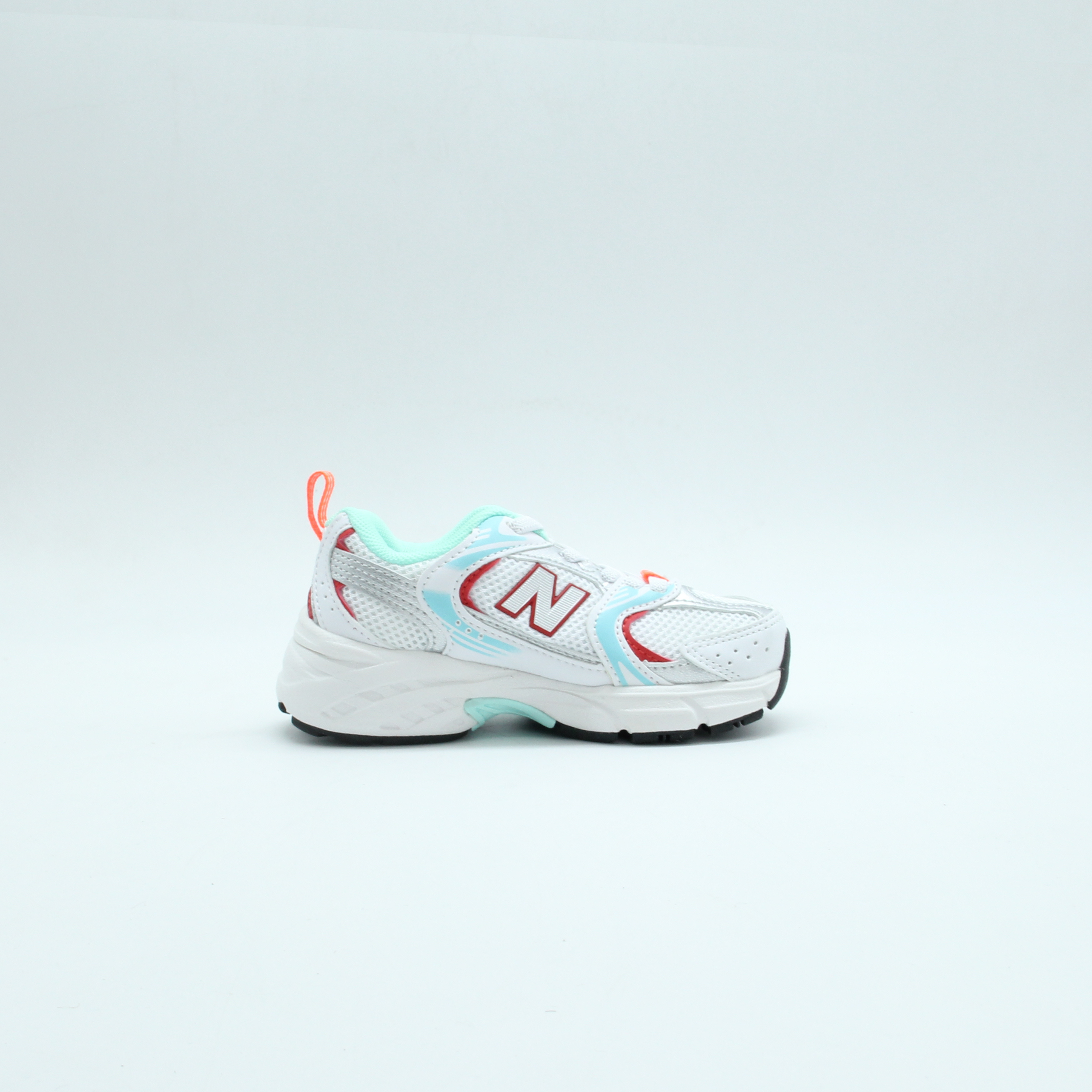 Kids New Balance 530 in the (White/Turquoise)