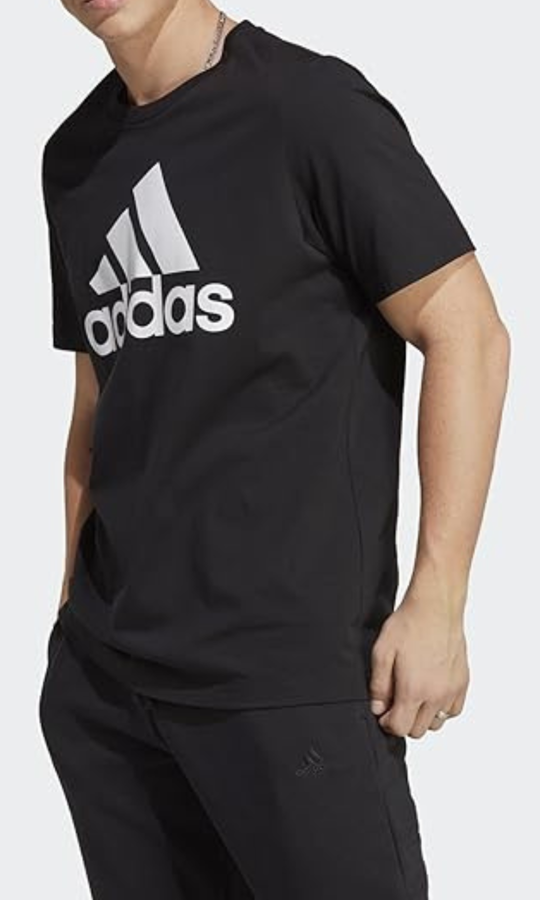 Men T-shirt (Black-Big Logo Print)