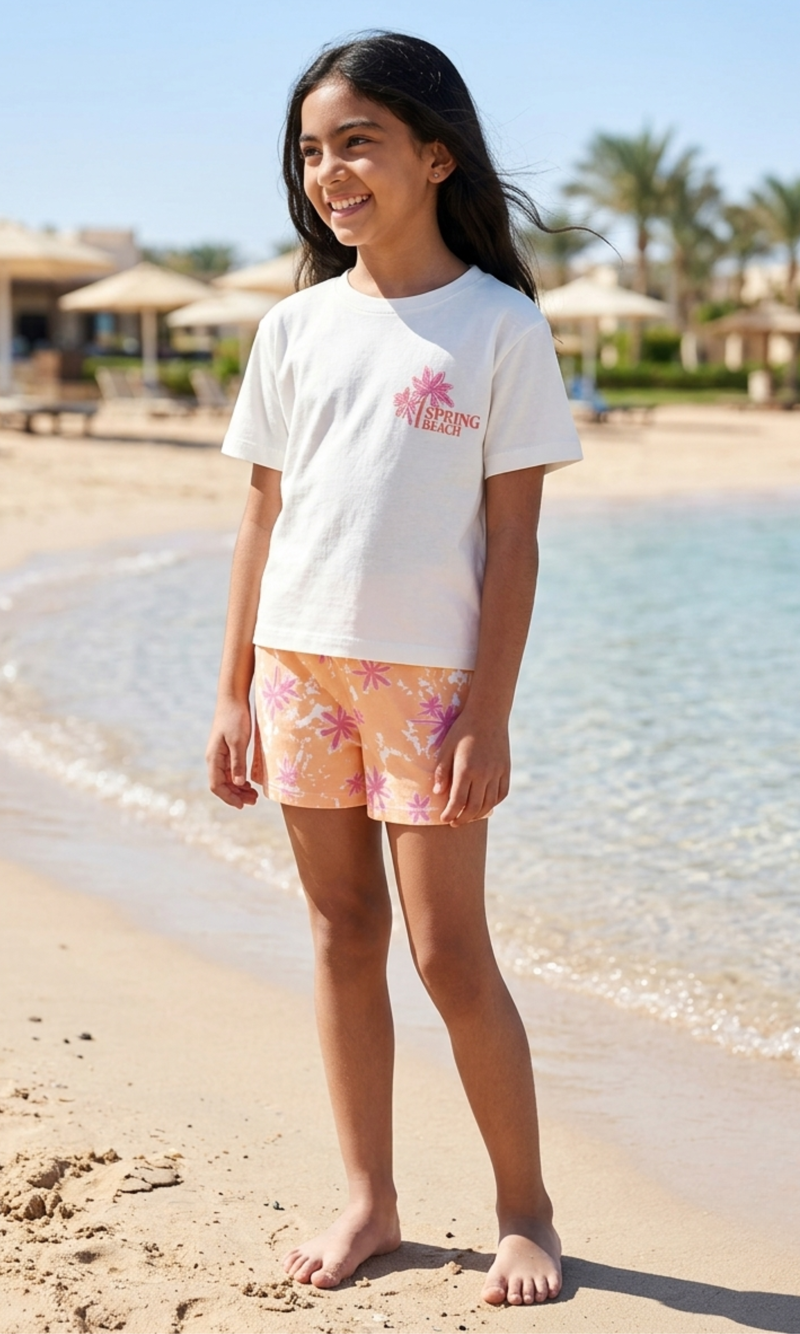 Kids Tropical Blossom Summer Set
