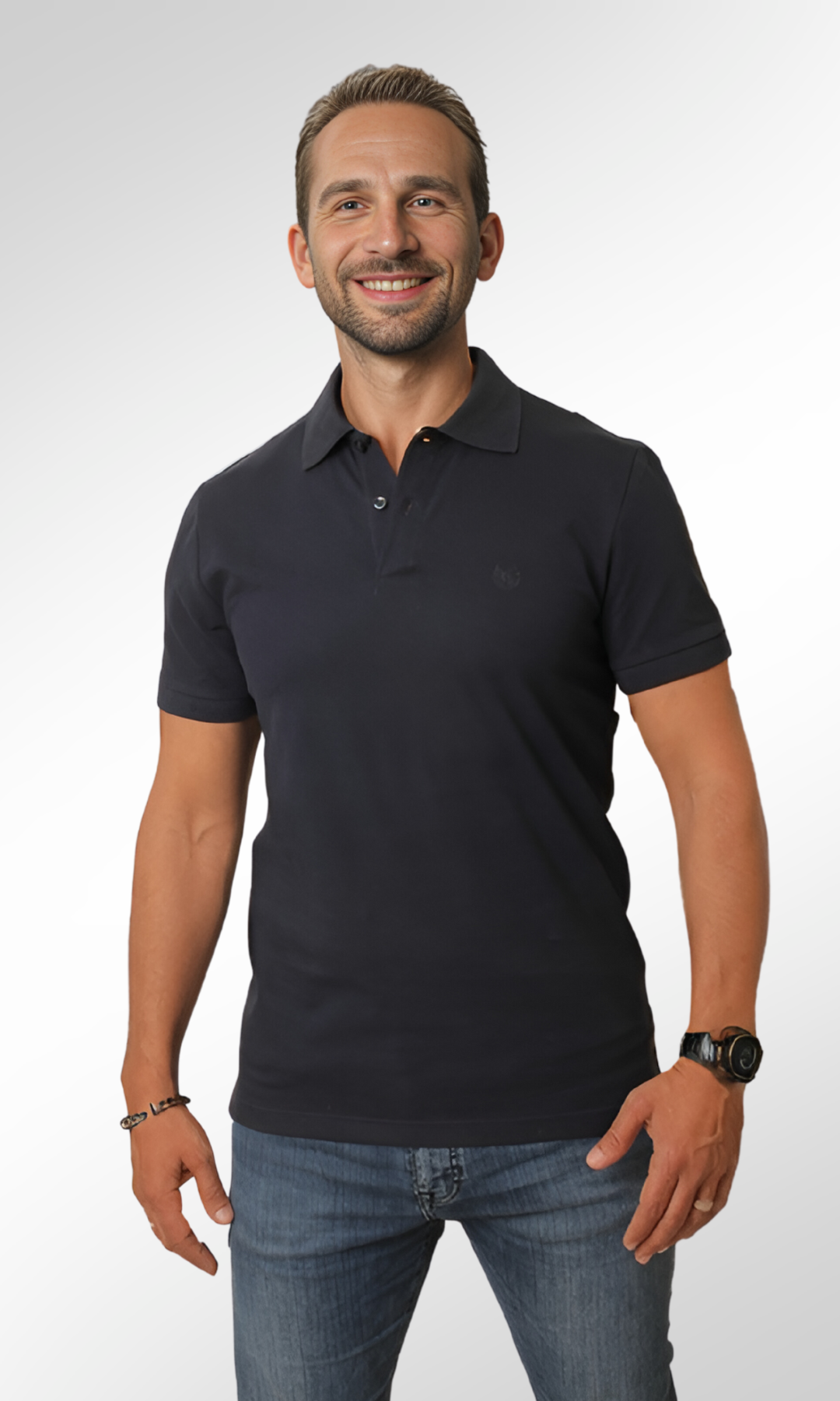 Men Polo T-Shirt COLIN'S (Dark Blue)