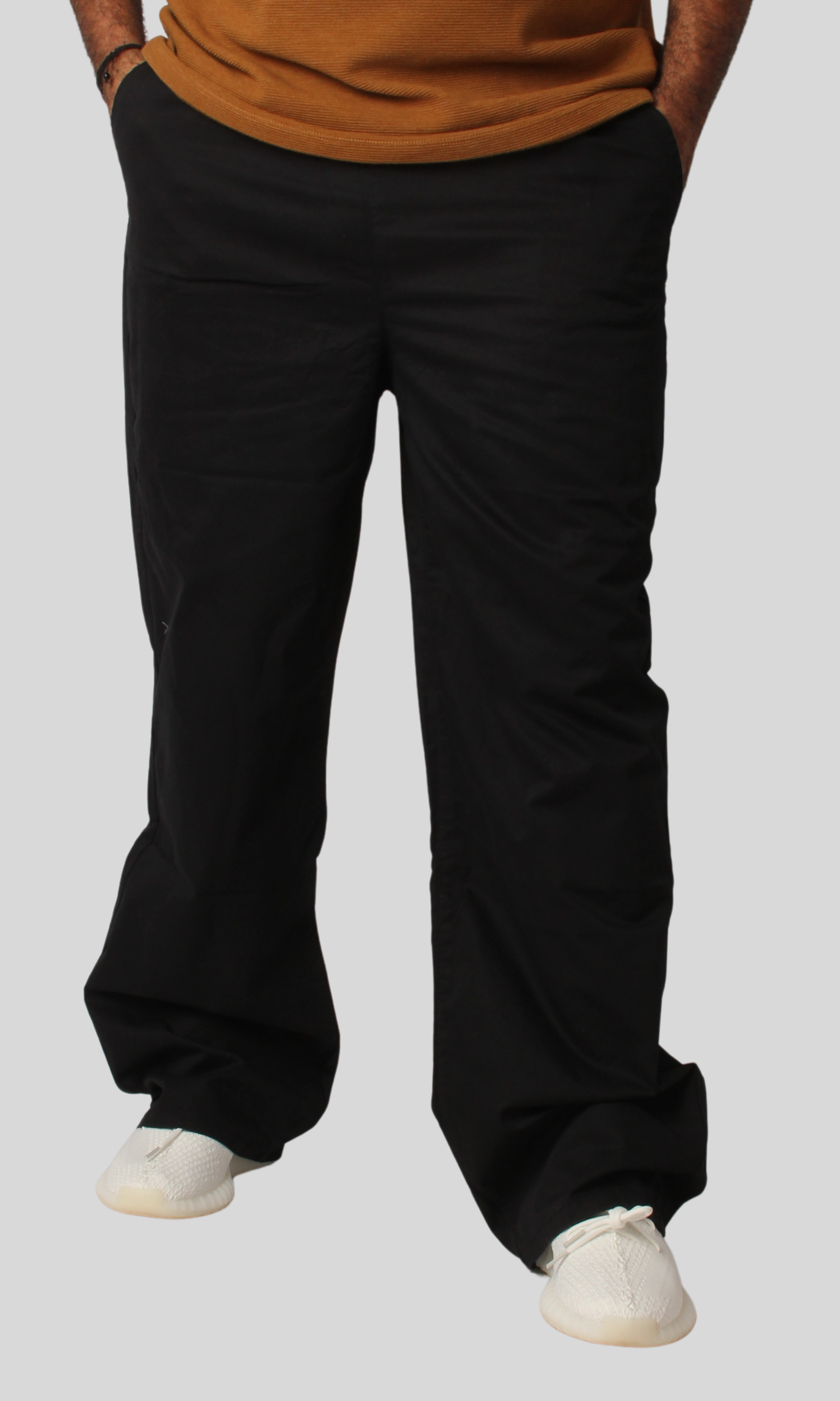 Men Smart Casual Trousers With Elasticated Waist