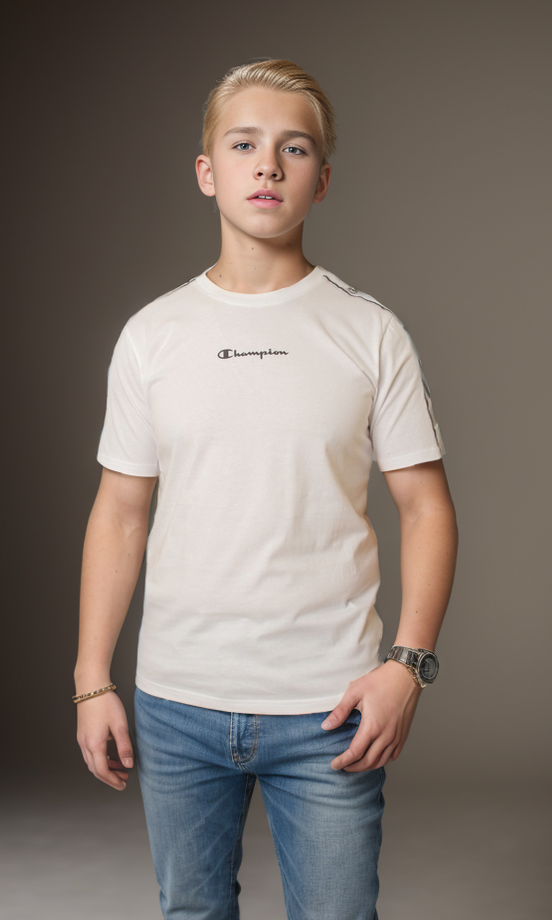 Teens T-shirt Champion (White)
