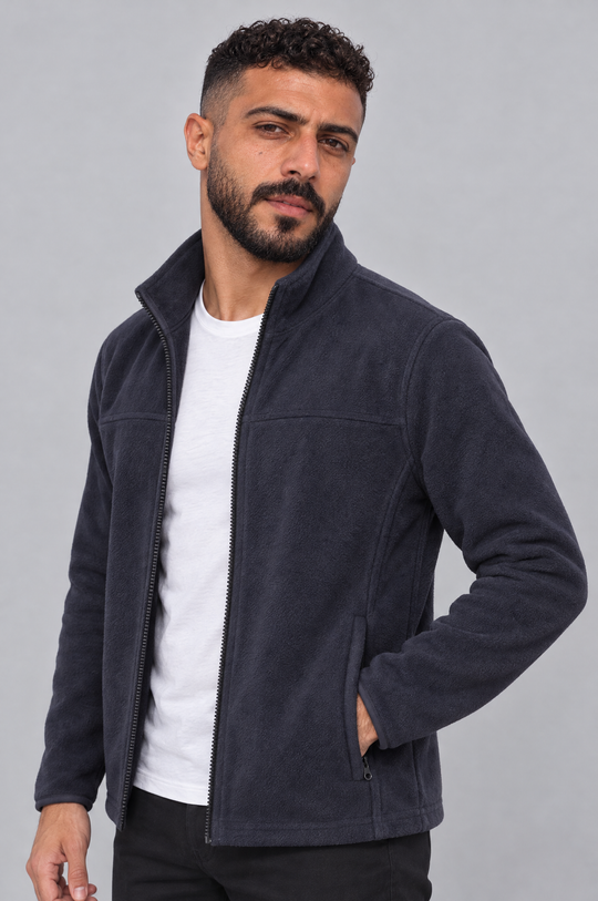 Navy Storm Zip Fleece Jacket