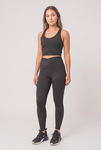 NUT- Cross-Waist Pocket Leggings