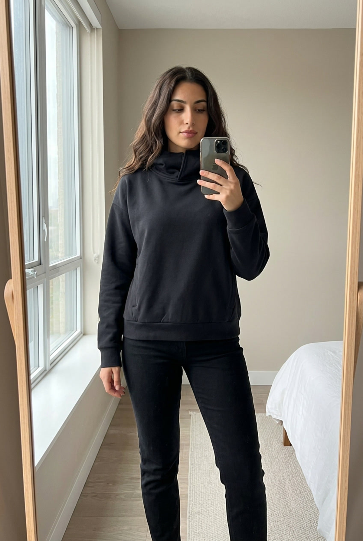 NUT Women Turtleneck Hoodie
