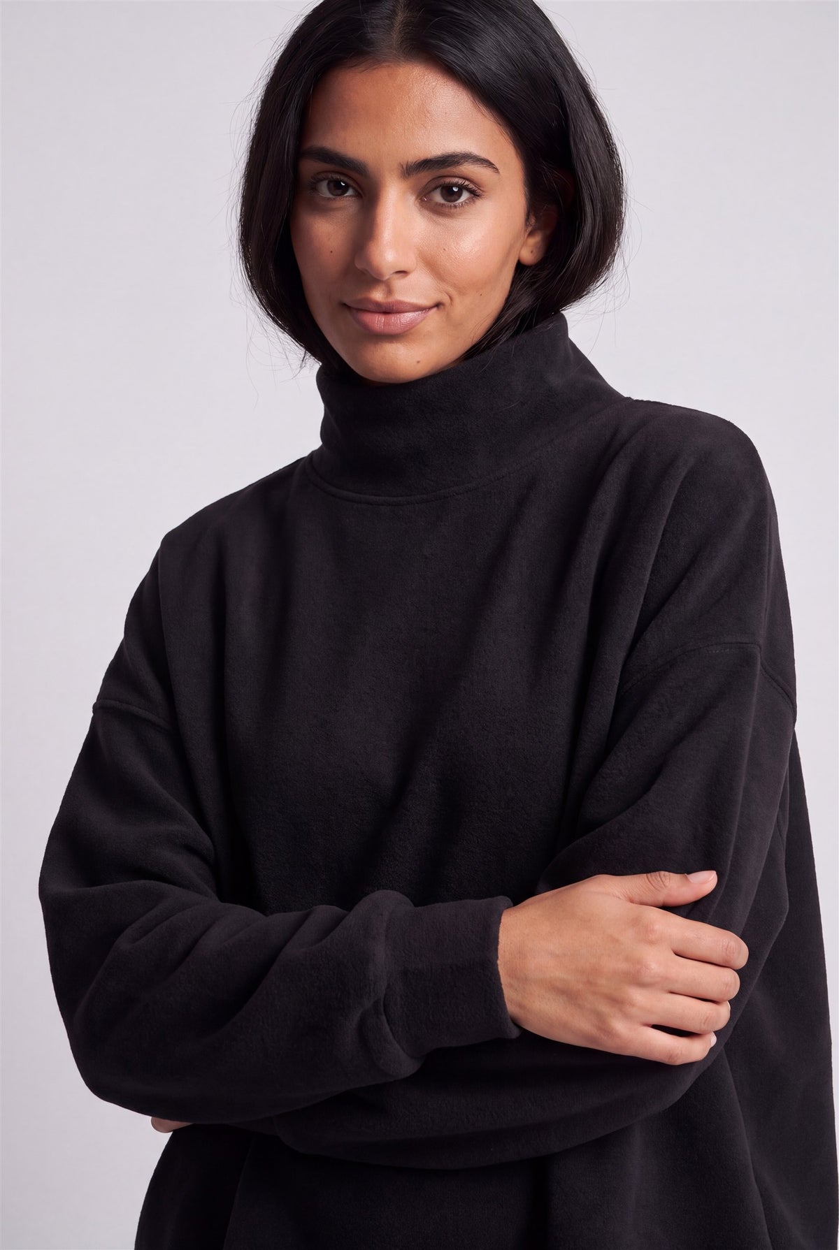 NUT Women Oversized Turtleneck Sweater