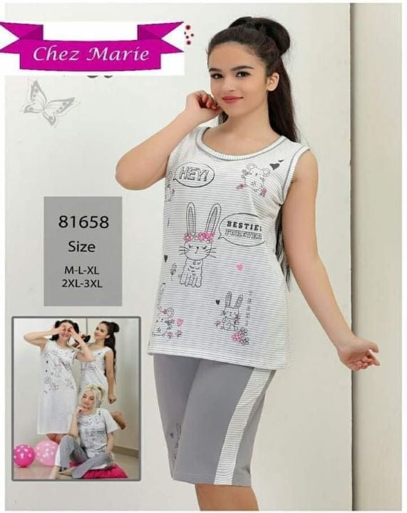 CHEZ MARIE Pyjamas Bermuda cut Pyjama