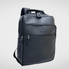 DUCHY Summer Sale 23 Laptop Leather Backpack- (Black) With Travel Bag Sleeve