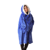 DUCHY Women Pullover DUCHY Uni-Sex Comfy Hoodie Blanket - Blue