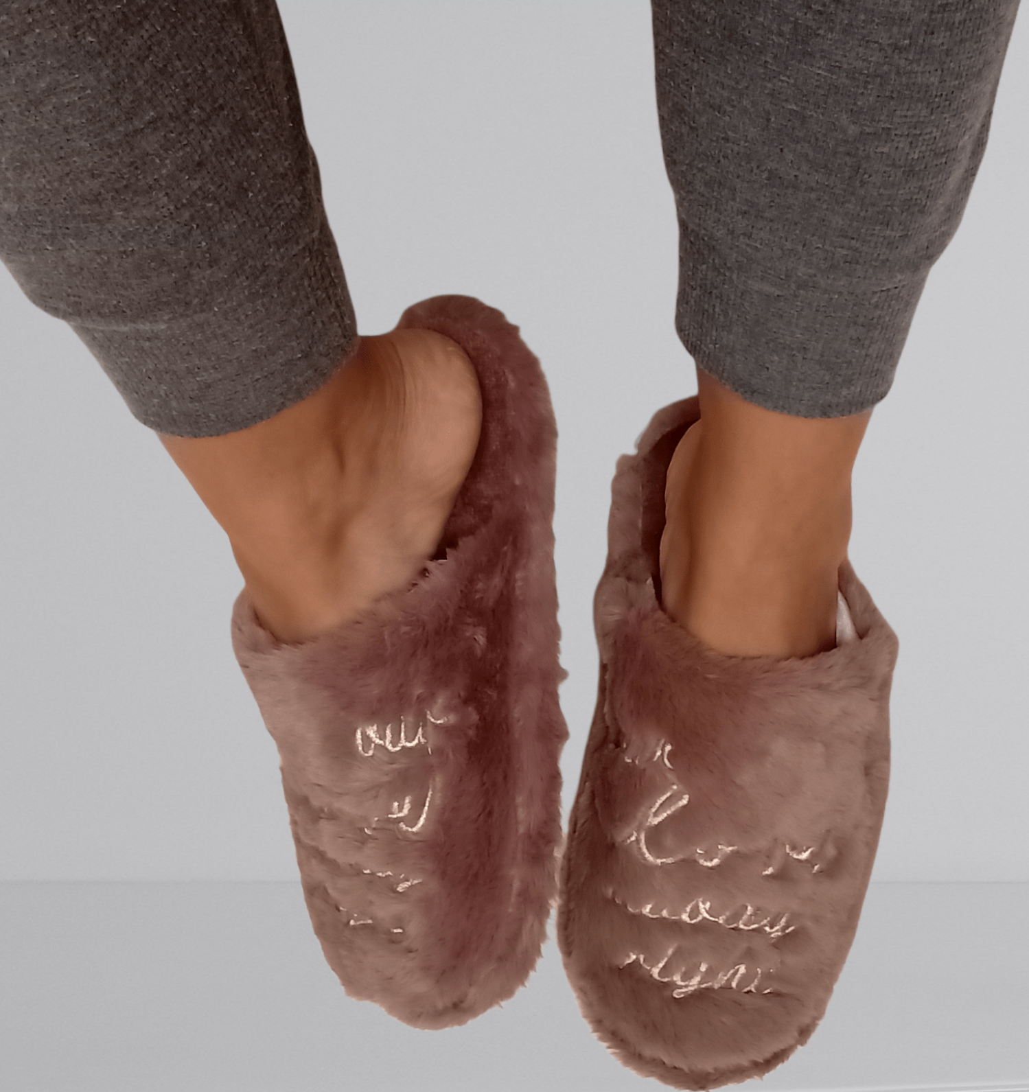 El-Outlet Women Pantoufle slippers - Brown
