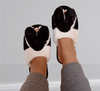 El-Outlet Women Pantoufle slippers - Open toe (black x white)