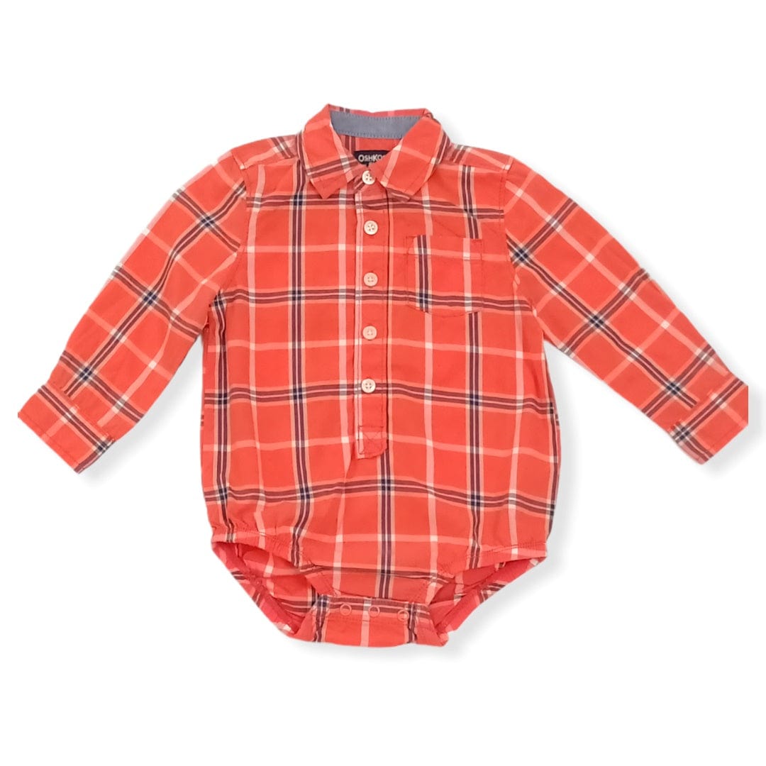 ElOutlet 24 months (width 29cm - length 47cm) Orange Toddlers Shirt (24m)