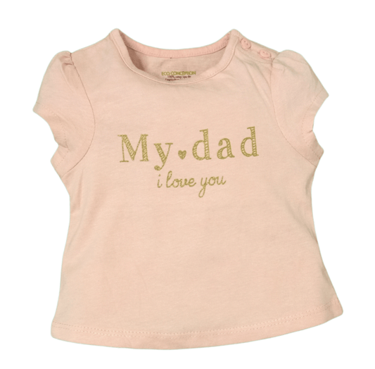 ElOutlet Babies Baby Girl Shirt - Pink My Dad