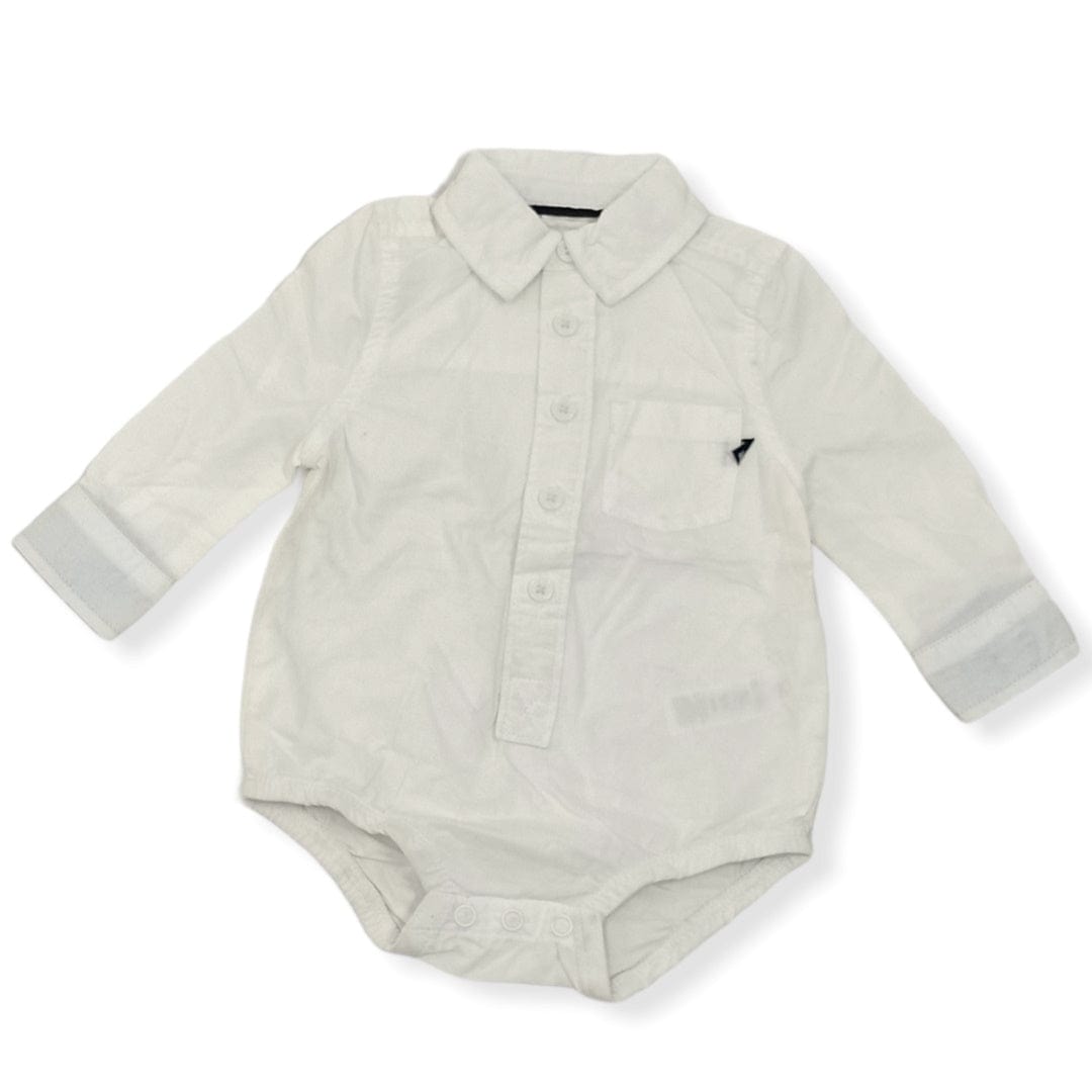 ElOutlet Babies & Toddlers Shirts 9 months (width 27cm - length 42cm) White Babies Shirt (9m)