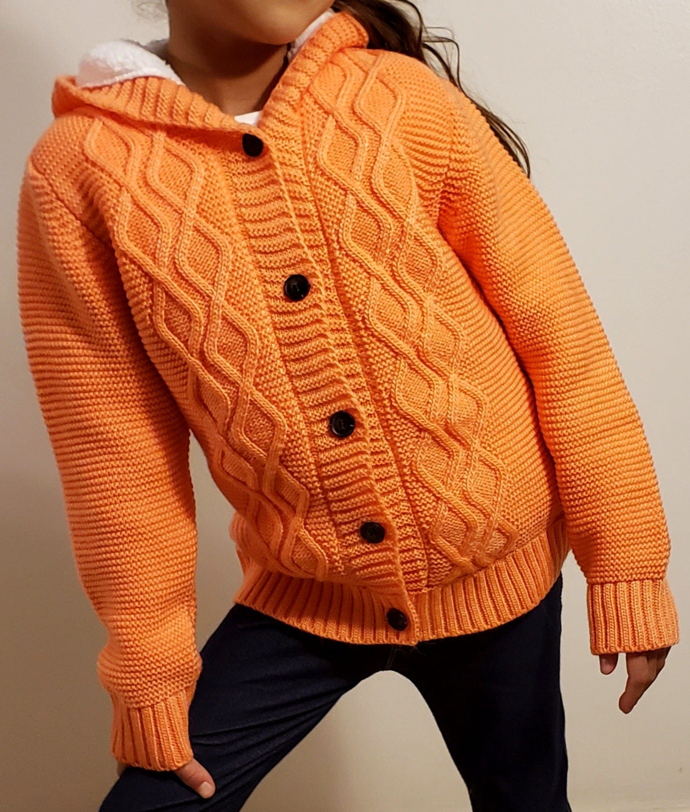 ElOutlet Baby & Toddler Kids Buttoned Jacket (Padded) - Saumon