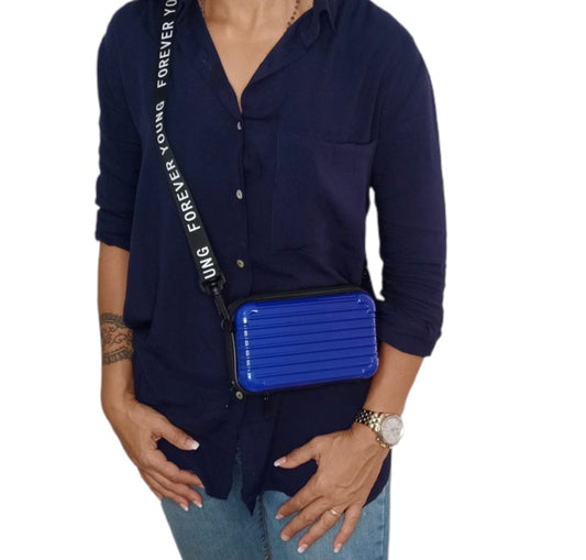 ElOutlet Bags Blue Plastic Bag