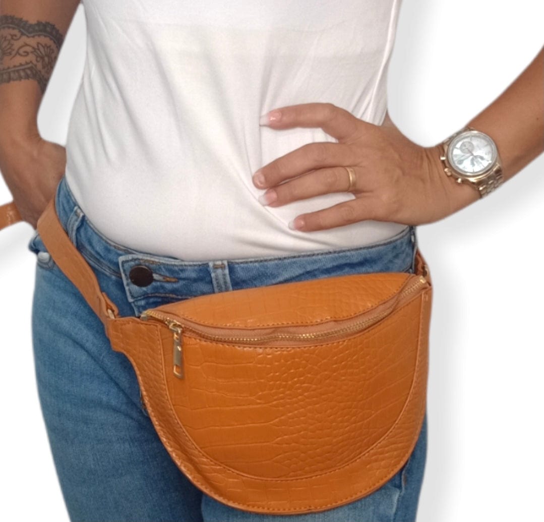 ElOutlet Bags Brown leather waist bag