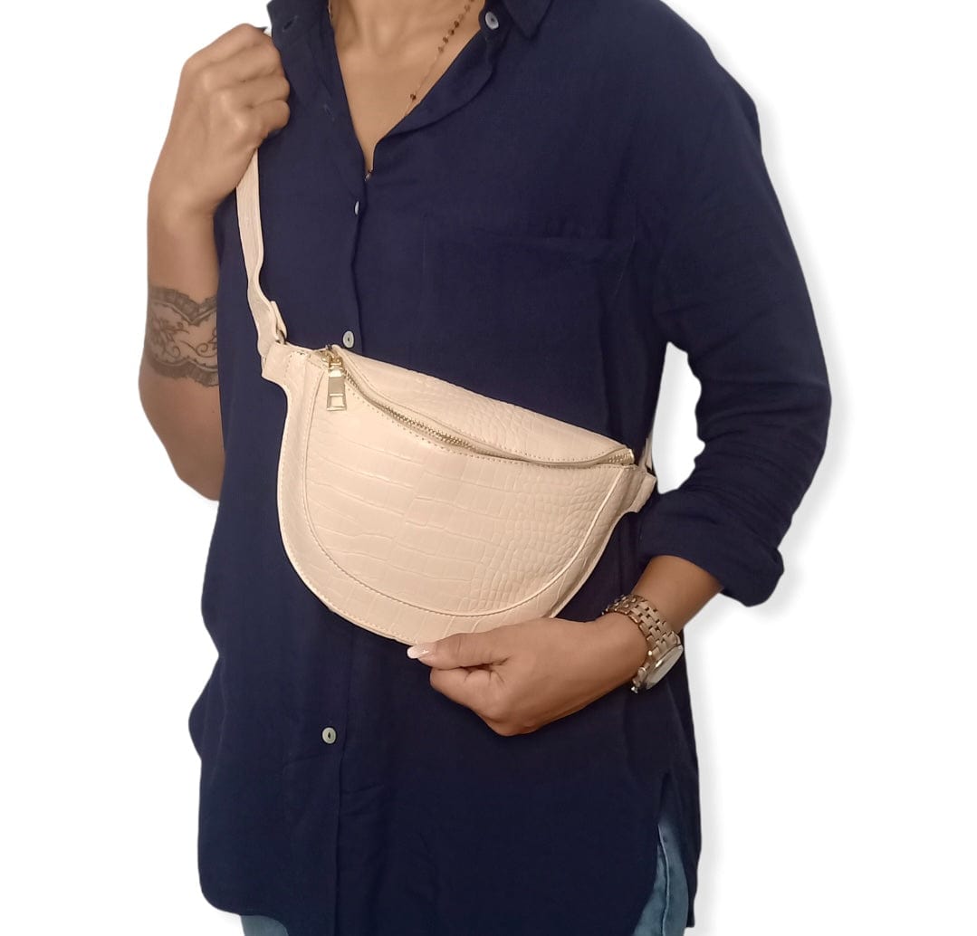 ElOutlet Bags Off-White leather waist bag