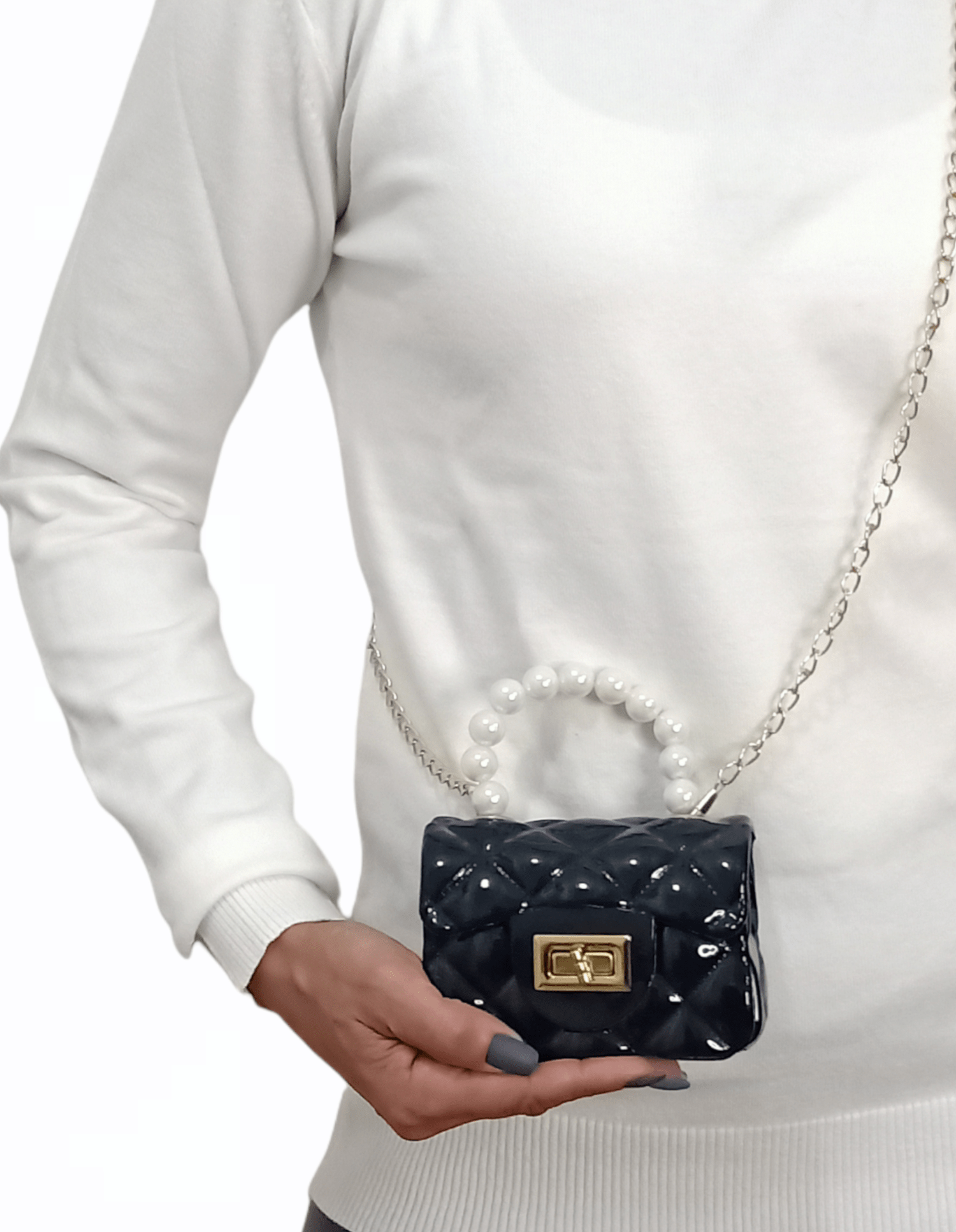 ElOutlet Bags Small Rubber bag - Black