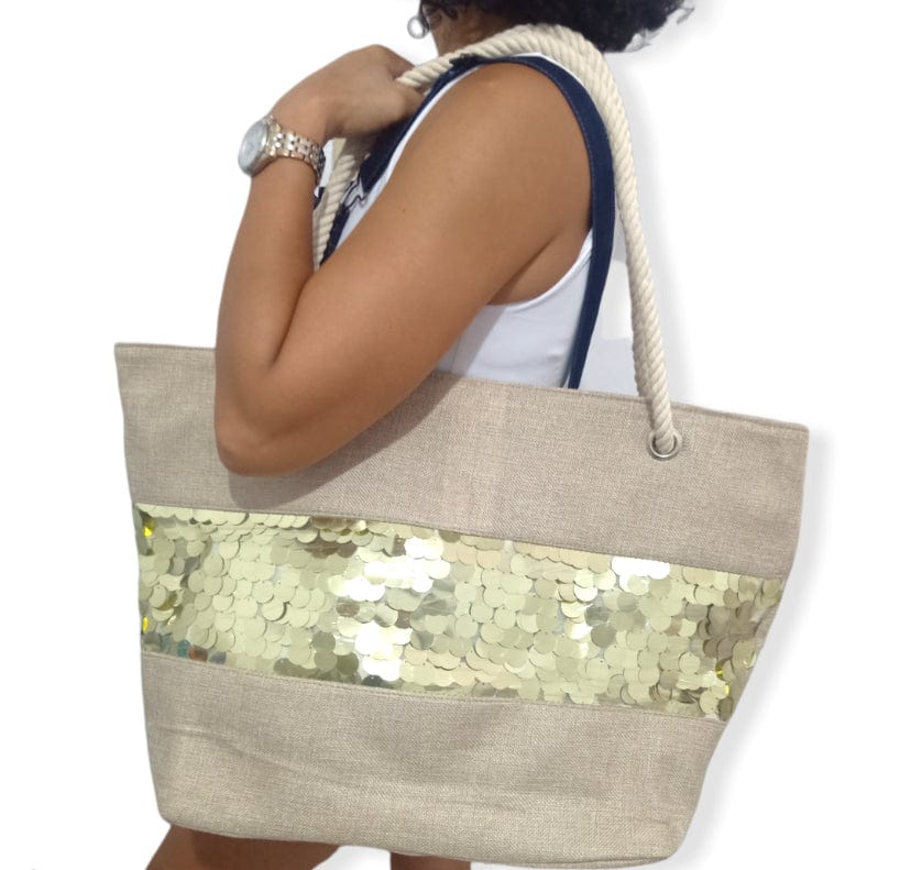 ElOutlet Bags Straw bag - Gold