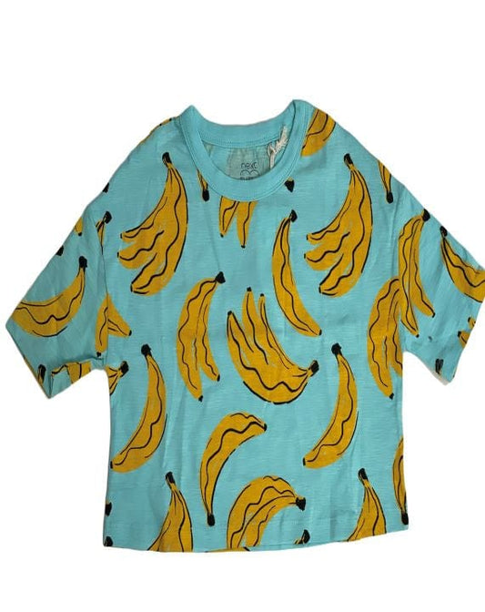 ElOutlet Girls Shirts Baby blue banana Shirt