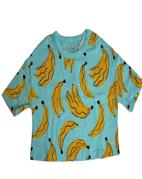 ElOutlet Girls Shirts Baby blue banana Shirt