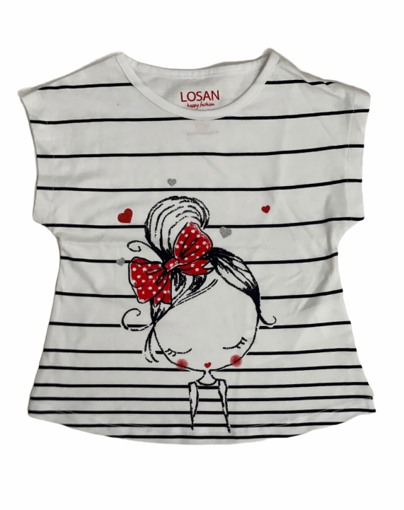 ElOutlet Girls Shirts White Girly Shirt