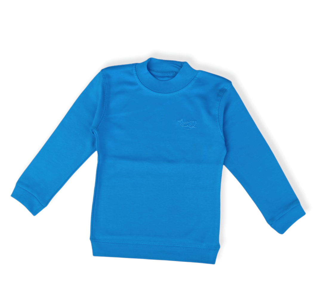 ElOutlet Kids Basics Basics - Kids Cotton Long Sleeve - Blue