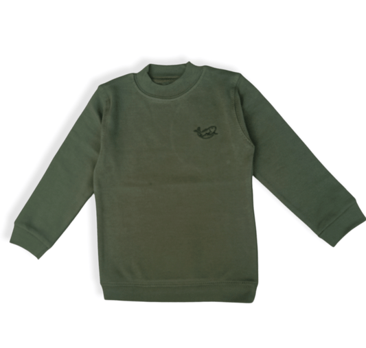 ElOutlet Kids Basics Basics - Kids Cotton Long Sleeve - Dark Green