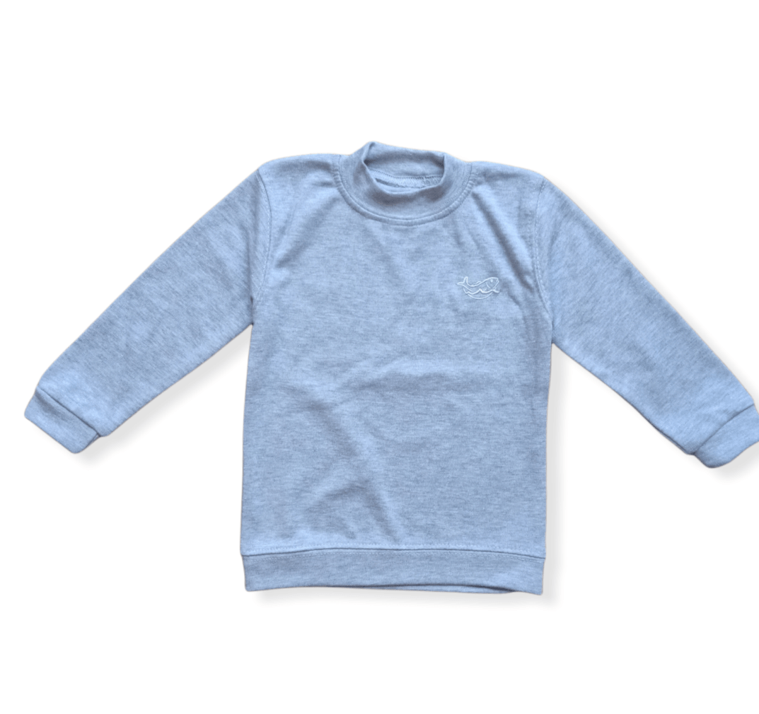 ElOutlet Kids Basics Basics - Kids Cotton Long Sleeve - Grey
