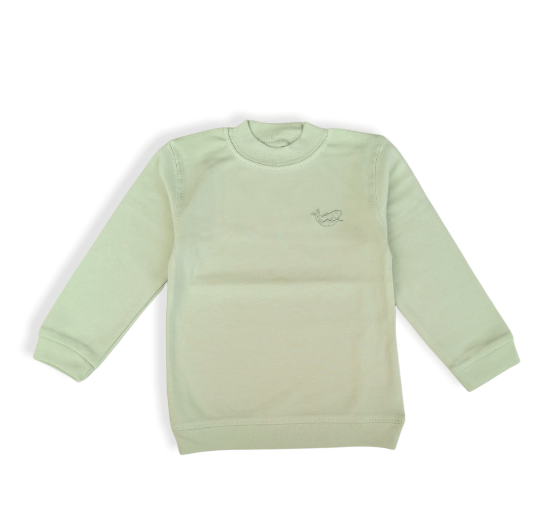 ElOutlet Kids Basics Basics - Kids Cotton Long Sleeve - Light Green