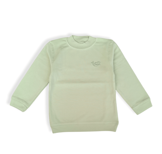 ElOutlet Kids Basics Basics - Kids Cotton Long Sleeve - Light Green