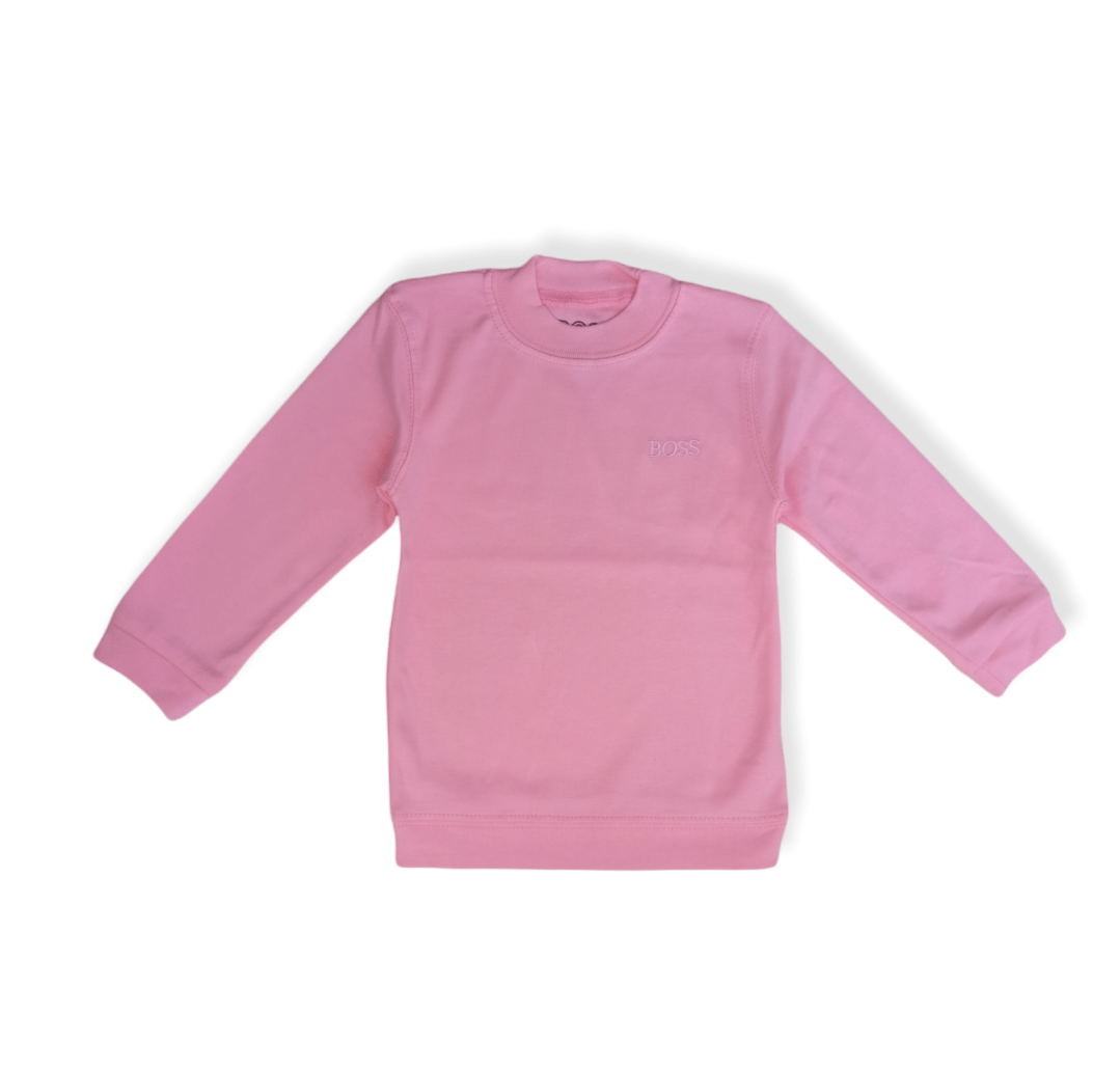 ElOutlet Kids Basics Basics - Kids Cotton Long Sleeve - Pink