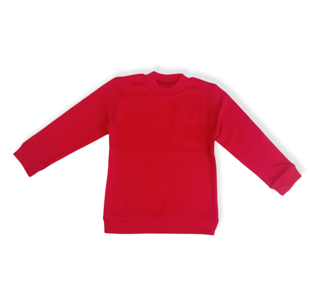 ElOutlet Kids Basics Basics - Kids Cotton Long Sleeve - Red