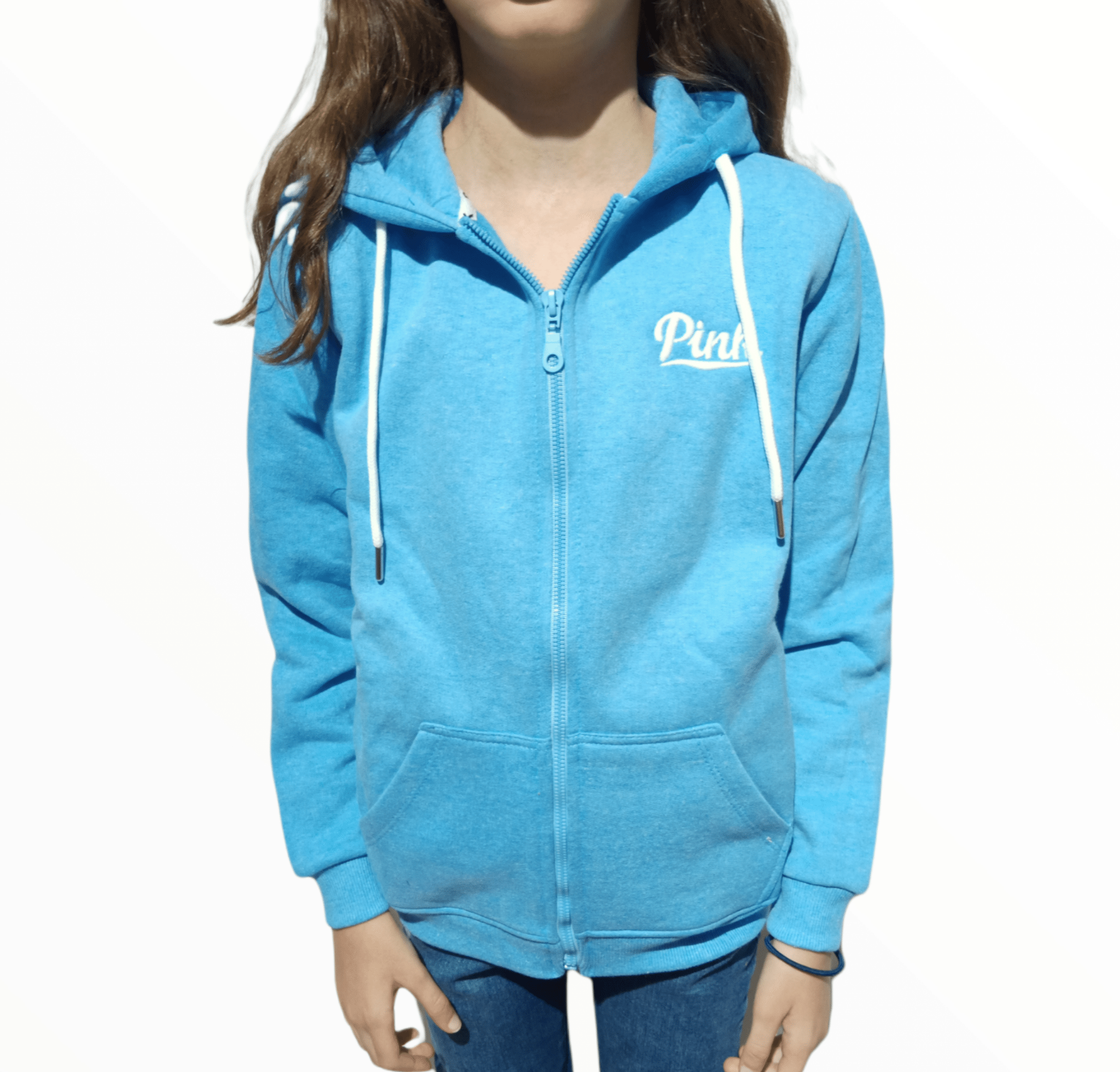 ElOutlet Kids Hoodie PINK Neon Kids Hoodie - Blue