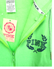 ElOutlet Kids Hoodie PINK Neon Kids Hoodie - Shoulder Print - Neon Green