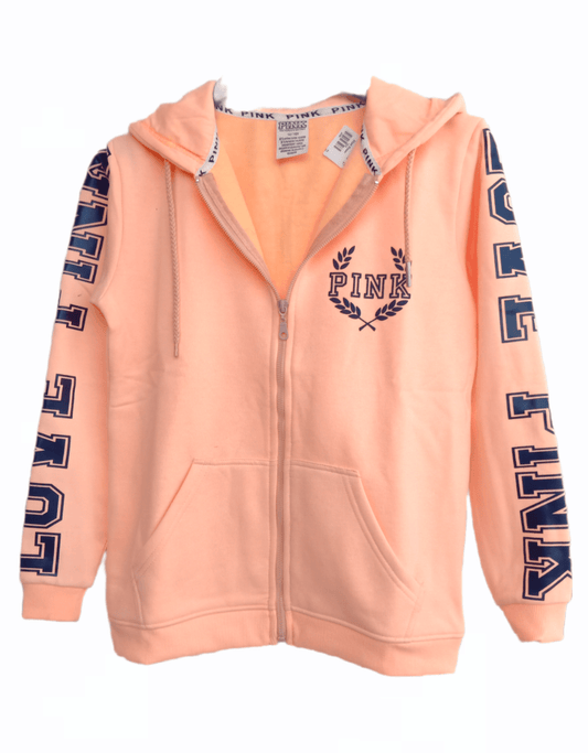 ElOutlet Kids Hoodie PINK Neon Kids Hoodie - Shoulder Print - Saumon