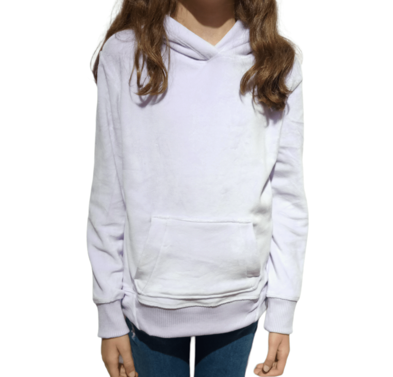 ElOutlet Kids Hoodie Velvet Hoodie - Lilac