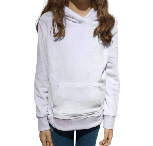 ElOutlet Kids Hoodie Velvet Hoodie - Lilac