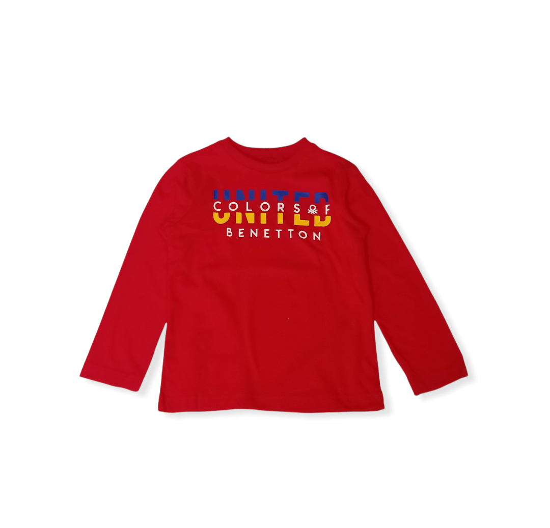 ElOutlet Kids Long Sleeves Tshirt Kids Autumn Long Sleeves Tshirt - Red