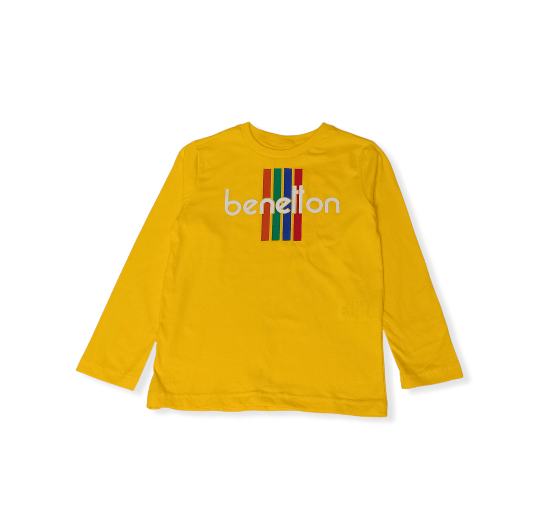 ElOutlet Kids Long Sleeves Tshirt Kids Autumn Long Sleeves Tshirt - Yellow 2
