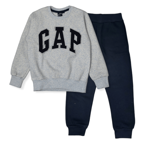 ElOutlet Kids Sweatshirt & Jogger Tracksuit "SET" - Dark Blue