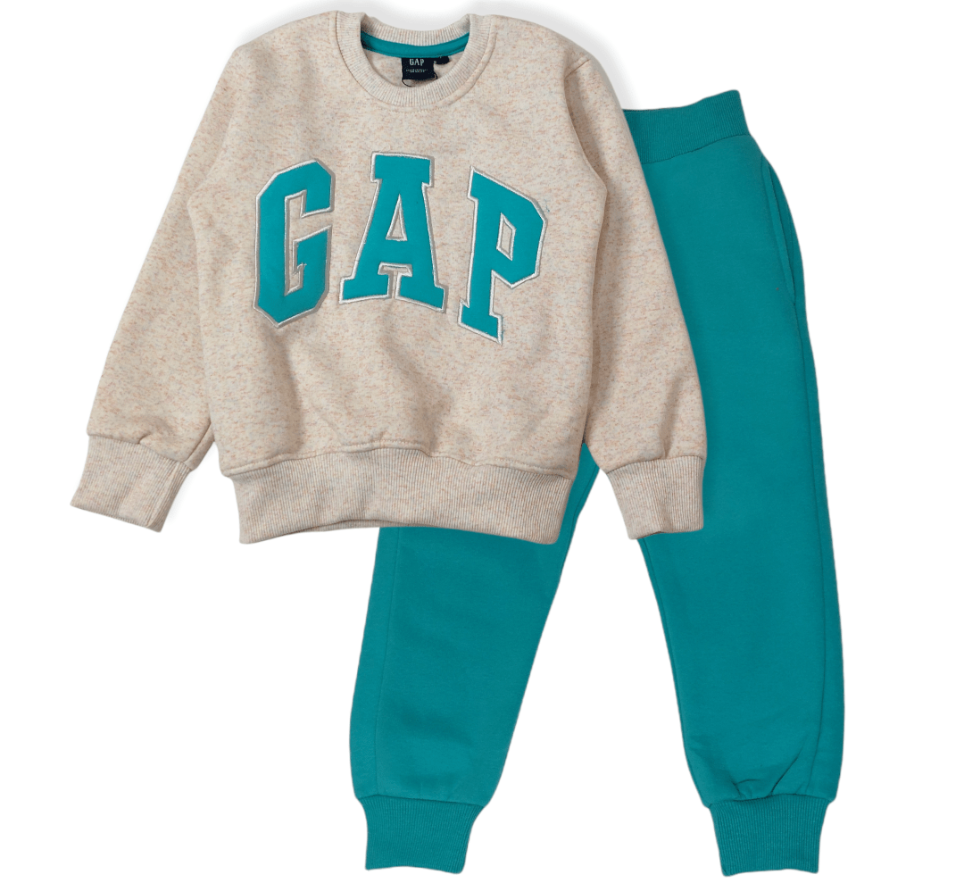 ElOutlet Kids Sweatshirt & Jogger Tracksuit "SET" - Green