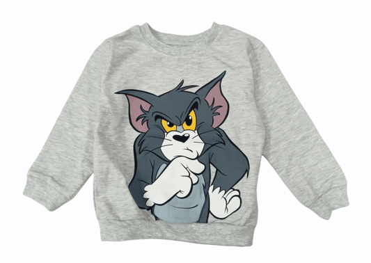 ElOutlet Kids Sweatshirts 18 - 24 Months Boys Melton Sweatshirt - Grey