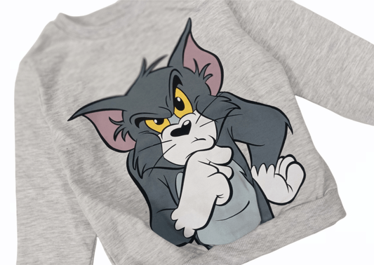 ElOutlet Kids Sweatshirts 18 - 24 Months Boys Melton Sweatshirt - Grey